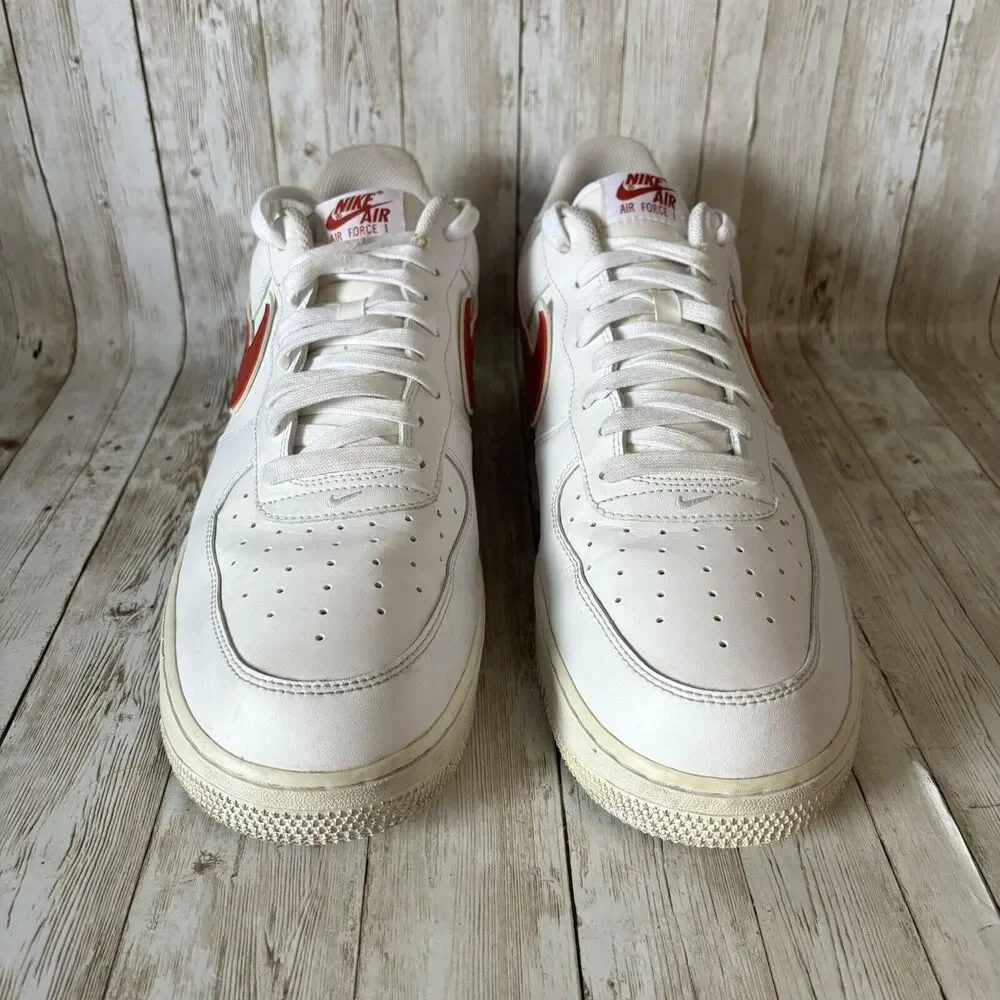 Nike Air Force 1 Low '07 3 Gym Red 2018 Sneakers Low top‎ Men's Size 13